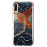 ELLECHIQ Samsung Galaxy A70 siliconen hoesje - Abstract Terracotta
