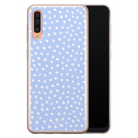 Telefoonhoesje Store Samsung Galaxy A70 siliconen hoesje - Purple dots