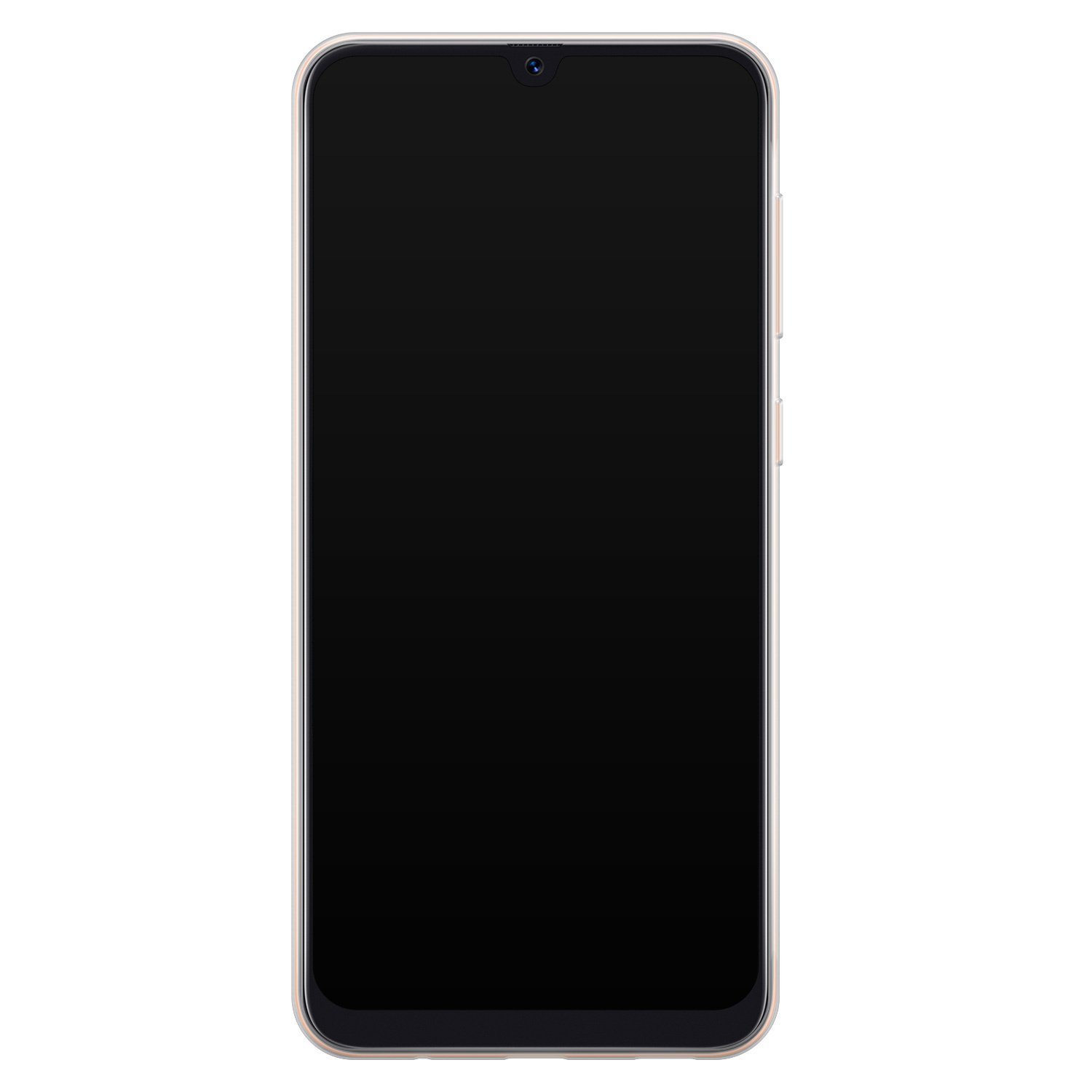 Telefoonhoesje Store Samsung Galaxy A70 siliconen hoesje - Geometrisch marmer
