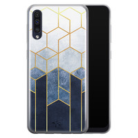 Telefoonhoesje Store Samsung Galaxy A50 siliconen hoesje - Geometrisch fade art