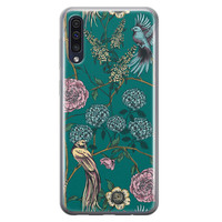 Telefoonhoesje Store Samsung Galaxy A50 siliconen hoesje - Bloomy birds