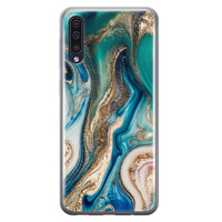 Telefoonhoesje Store Samsung Galaxy A50 siliconen hoesje - Magic marble
