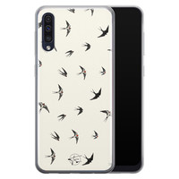 Telefoonhoesje Store Samsung Galaxy A50 siliconen hoesje - Freedom birds