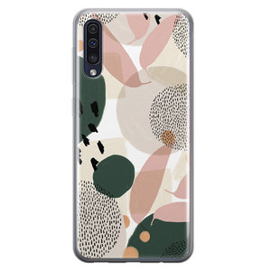 Leuke Telefoonhoesjes Samsung Galaxy A50 siliconen hoesje - Abstract print