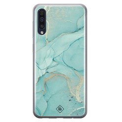 Casimoda Samsung Galaxy A50 siliconen hoesje - Touch of mint