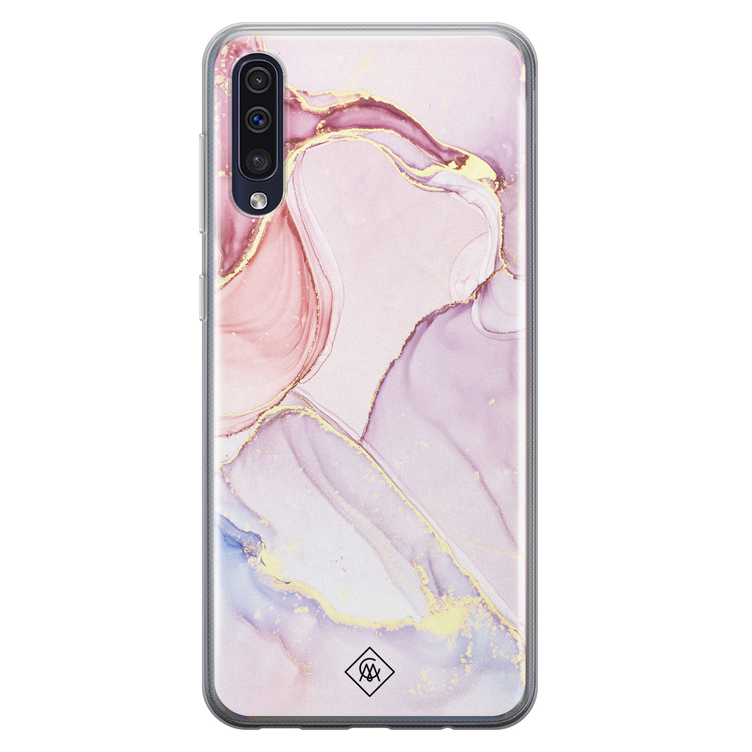 Casimoda Samsung Galaxy A50 siliconen hoesje - Purple sky