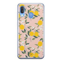 Telefoonhoesje Store Samsung Galaxy A40 siliconen hoesje - Citroenen