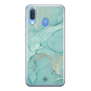 Casimoda Samsung Galaxy A40 siliconen hoesje - Touch of mint