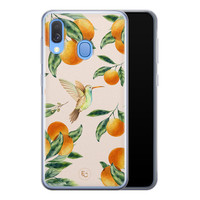 ELLECHIQ Samsung Galaxy A40 siliconen hoesje - Tropical Lemonade