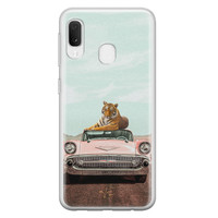 Telefoonhoesje Store Samsung Galaxy A20e siliconen hoesje - Chill tijger