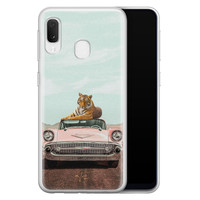 Telefoonhoesje Store Samsung Galaxy A20e siliconen hoesje - Chill tijger