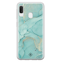 Casimoda Samsung Galaxy A20e siliconen hoesje - Touch of mint