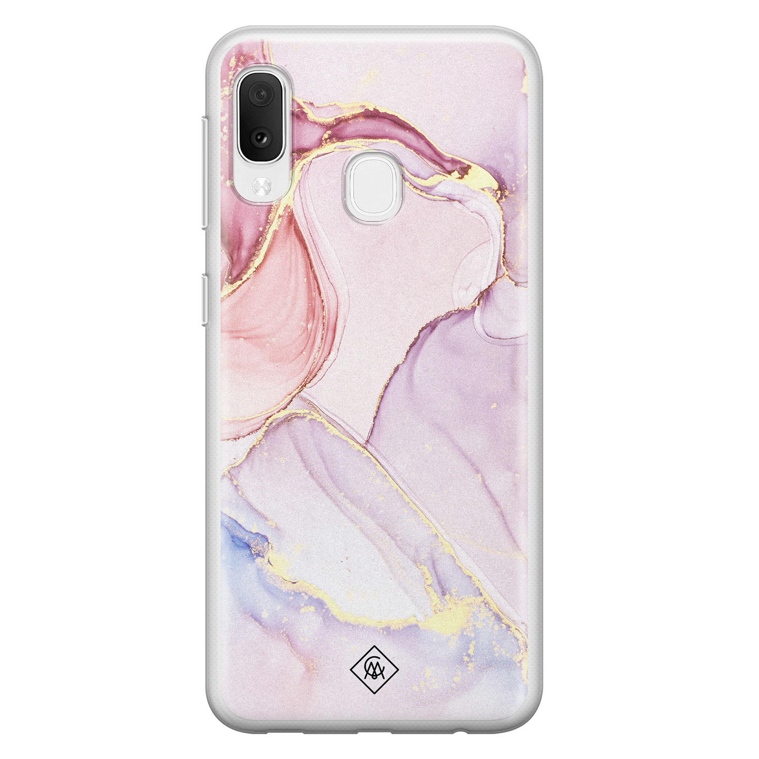 Casimoda Samsung Galaxy A20e siliconen hoesje - Purple sky