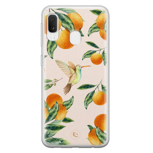 ELLECHIQ Samsung Galaxy A20e siliconen hoesje - Tropical Lemonade