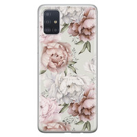 Telefoonhoesje Store Samsung Galaxy A51 siliconen hoesje - Classy flowers