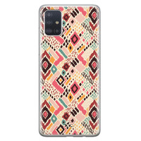 Telefoonhoesje Store Samsung Galaxy A71 siliconen hoesje - Boho vibes