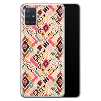 Telefoonhoesje Store Samsung Galaxy A71 siliconen hoesje - Boho vibes