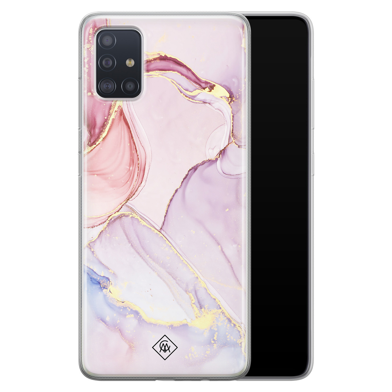 Casimoda Samsung Galaxy A71 siliconen hoesje - Purple sky