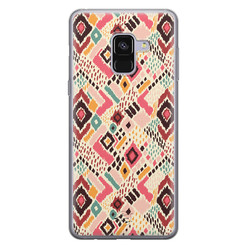 Telefoonhoesje Store Samsung Galaxy A8 2018 siliconen hoesje - Boho vibes