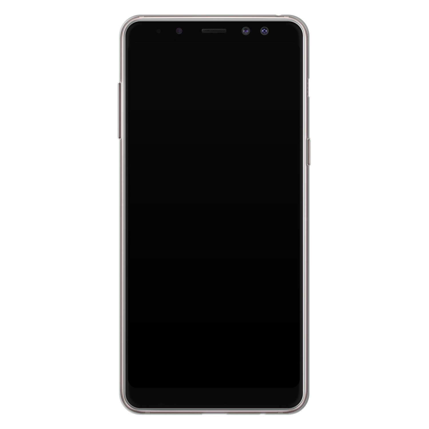 Telefoonhoesje Store Samsung Galaxy A8 2018 siliconen hoesje - Panda