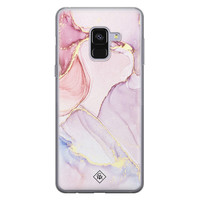 Casimoda Samsung Galaxy A8 2018 siliconen hoesje - Purple sky