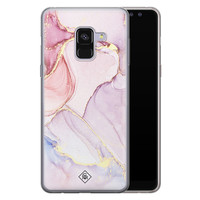 Casimoda Samsung Galaxy A8 2018 siliconen hoesje - Purple sky