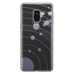 Telefoonhoesje Store Samsung Galaxy A8 2018 siliconen hoesje - Universe space