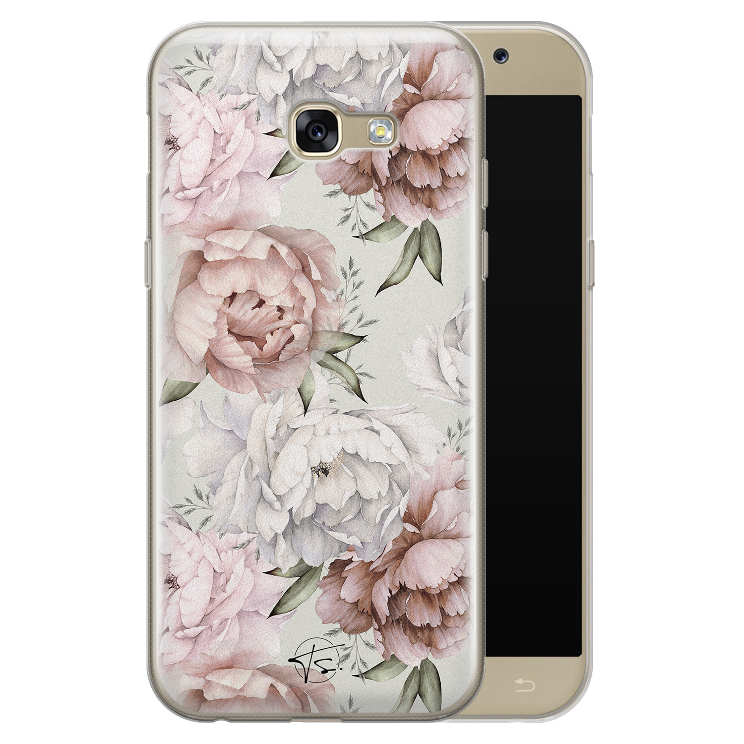 Telefoonhoesje Store Samsung Galaxy A5 2017 siliconen hoesje - Classy flowers