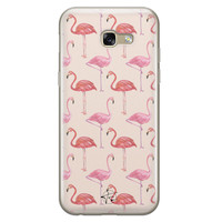 Telefoonhoesje Store Samsung Galaxy A5 2017 siliconen hoesje - Flamingo