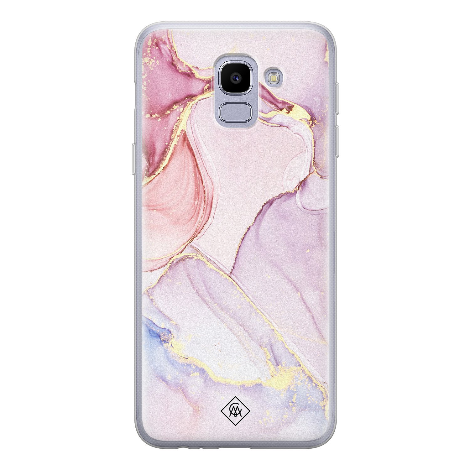 Casimoda Samsung Galaxy J6 2018 siliconen hoesje - Purple sky