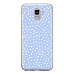 Telefoonhoesje Store Samsung Galaxy J6 2018 siliconen hoesje - Purple dots