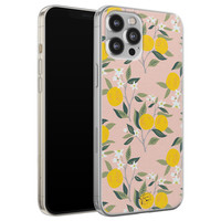 Telefoonhoesje Store iPhone 12 Pro Max siliconen hoesje - Citroenen