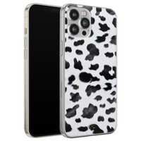 Telefoonhoesje Store iPhone 12 Pro Max siliconen hoesje - Koeienprint