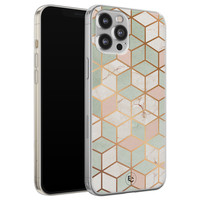 ELLECHIQ iPhone 12 Pro Max siliconen hoesje - Pastel Kubus