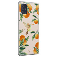 ELLECHIQ Samsung Galaxy A71 siliconen hoesje - Tropical Lemonade