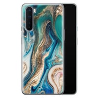 Telefoonhoesje Store OnePlus Nord siliconen hoesje - Magic marble