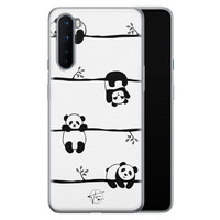 Telefoonhoesje Store OnePlus Nord siliconen hoesje - Panda