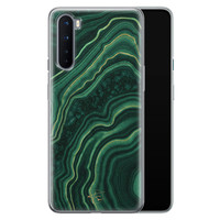 Telefoonhoesje Store OnePlus Nord siliconen hoesje - Agate groen