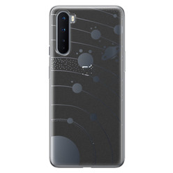 Telefoonhoesje Store OnePlus Nord siliconen hoesje - Universe space