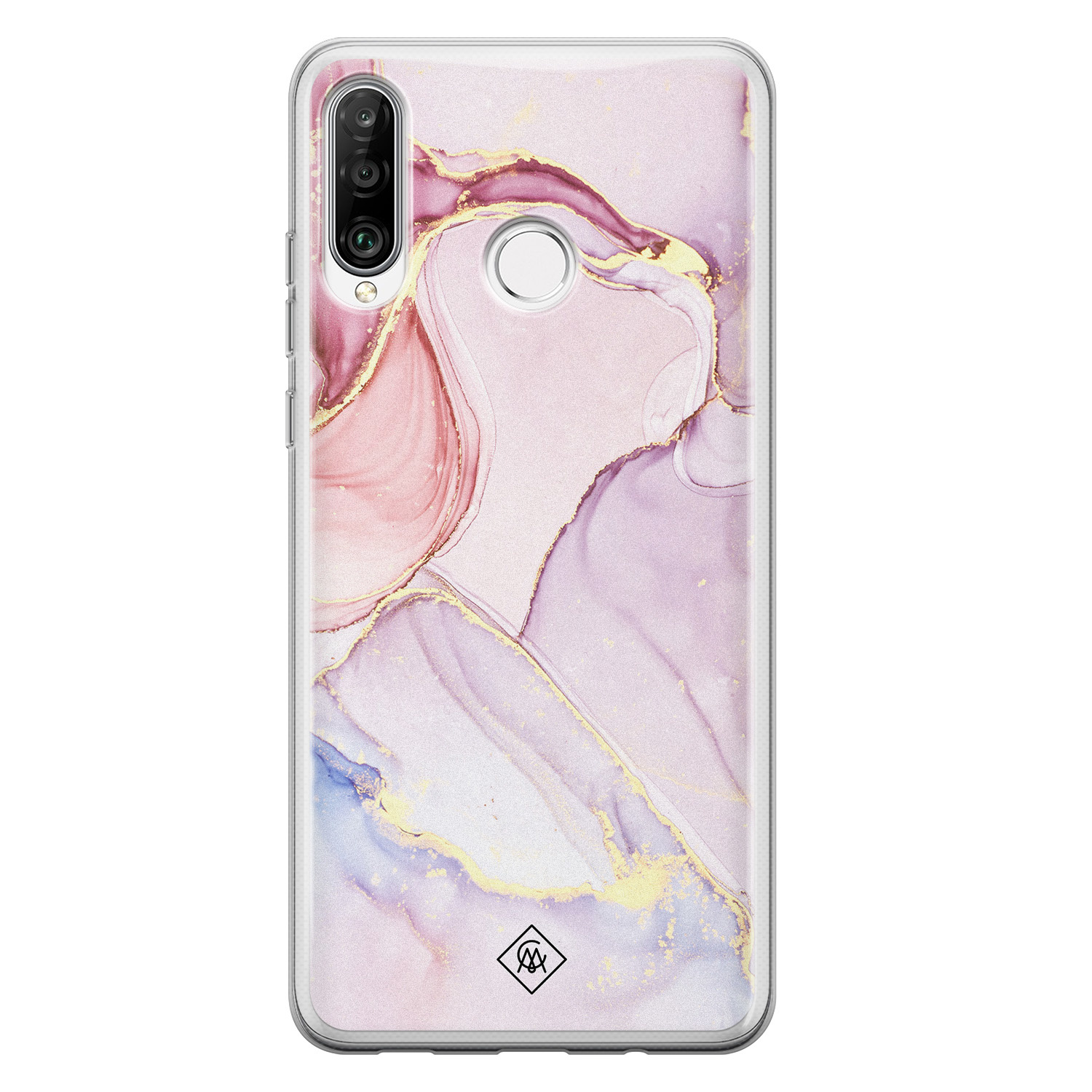 Casimoda Huawei P30 Lite siliconen hoesje - Purple sky