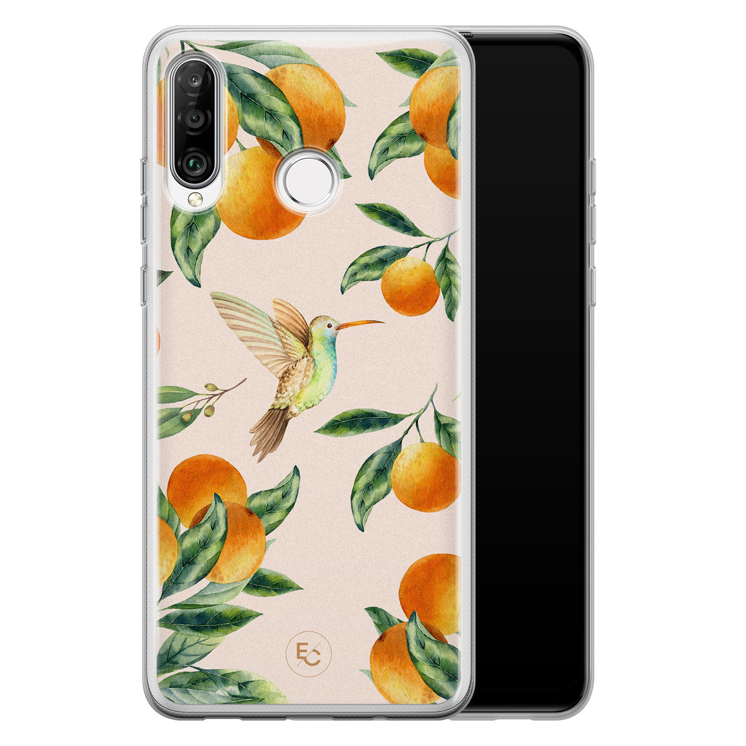 ELLECHIQ Huawei P30 Lite siliconen hoesje - Tropical Lemonade