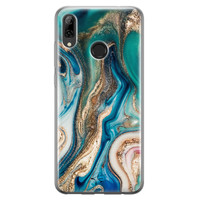 Telefoonhoesje Store Huawei P Smart 2019 siliconen hoesje - Magic marble