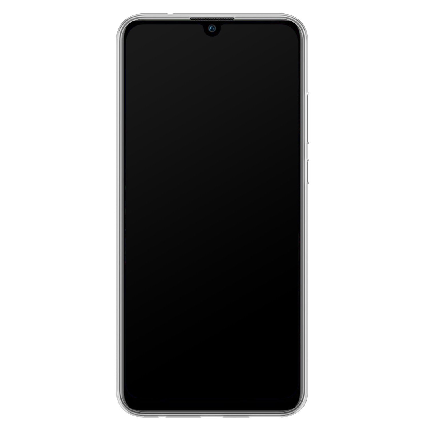 Leuke Telefoonhoesjes Huawei P Smart 2019 siliconen hoesje - Luipaard flower print