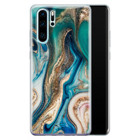 Telefoonhoesje Store Huawei P30 Pro siliconen hoesje - Magic marble