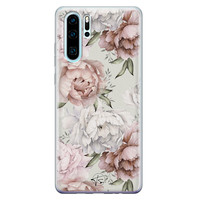 Telefoonhoesje Store Huawei P30 Pro siliconen hoesje - Classy flowers