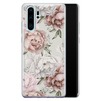 Telefoonhoesje Store Huawei P30 Pro siliconen hoesje - Classy flowers