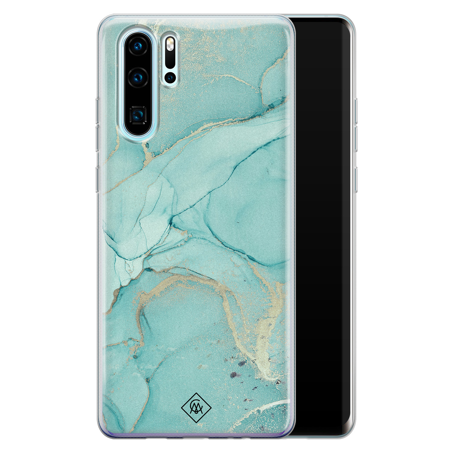 Casimoda Huawei P30 Pro siliconen hoesje - Touch of mint