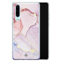 Casimoda Huawei P30 siliconen hoesje - Purple sky