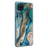 Telefoonhoesje Store Samsung Galaxy A12 siliconen hoesje - Magic marble