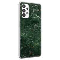 ELLECHIQ Samsung Galaxy A32 4G siliconen hoesje - Marble jade green